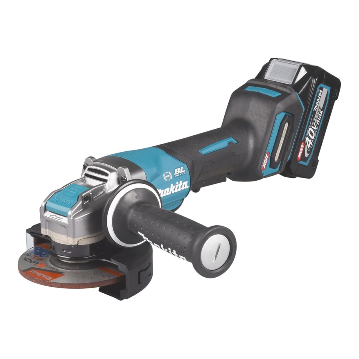 Makita Akku-Winkelschleifer XGT 40 V max • 125 mm • 8 500 U/min • X-LOCK