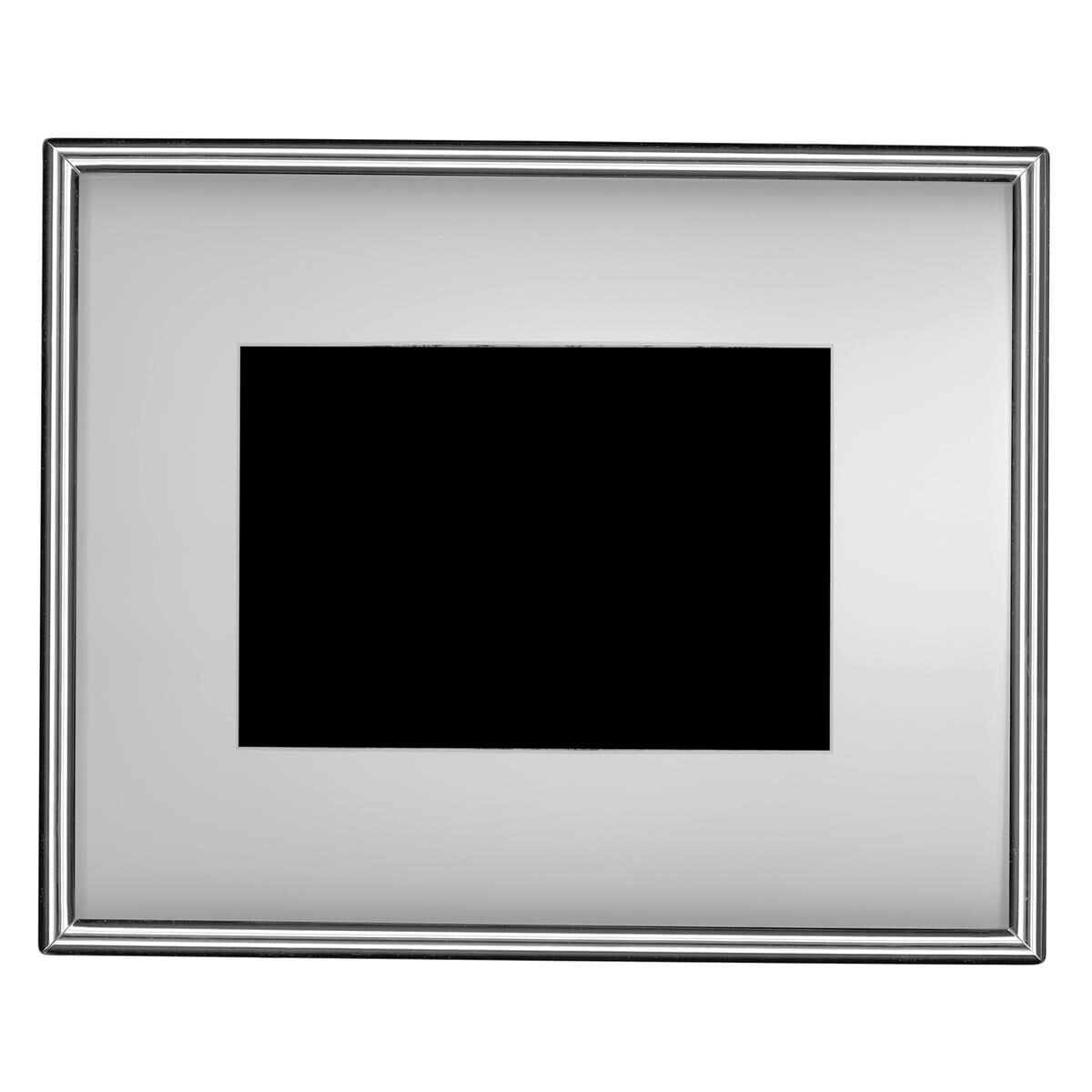 Fink Bilderrahmen  aus Glas Metall und versilbert