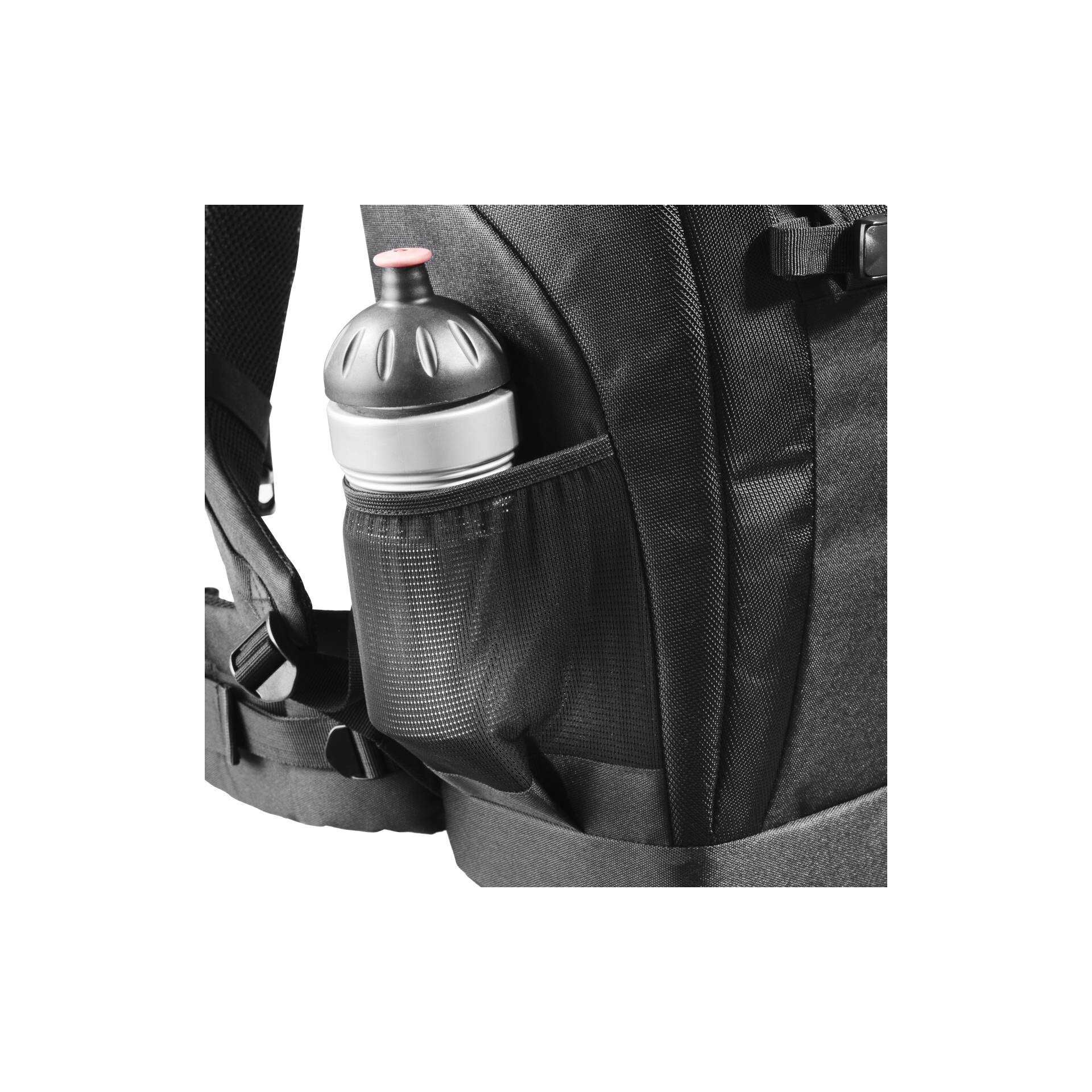 mantona Trekking - Rucksack für Kamera - Polyestermischgewebe - Schwarz