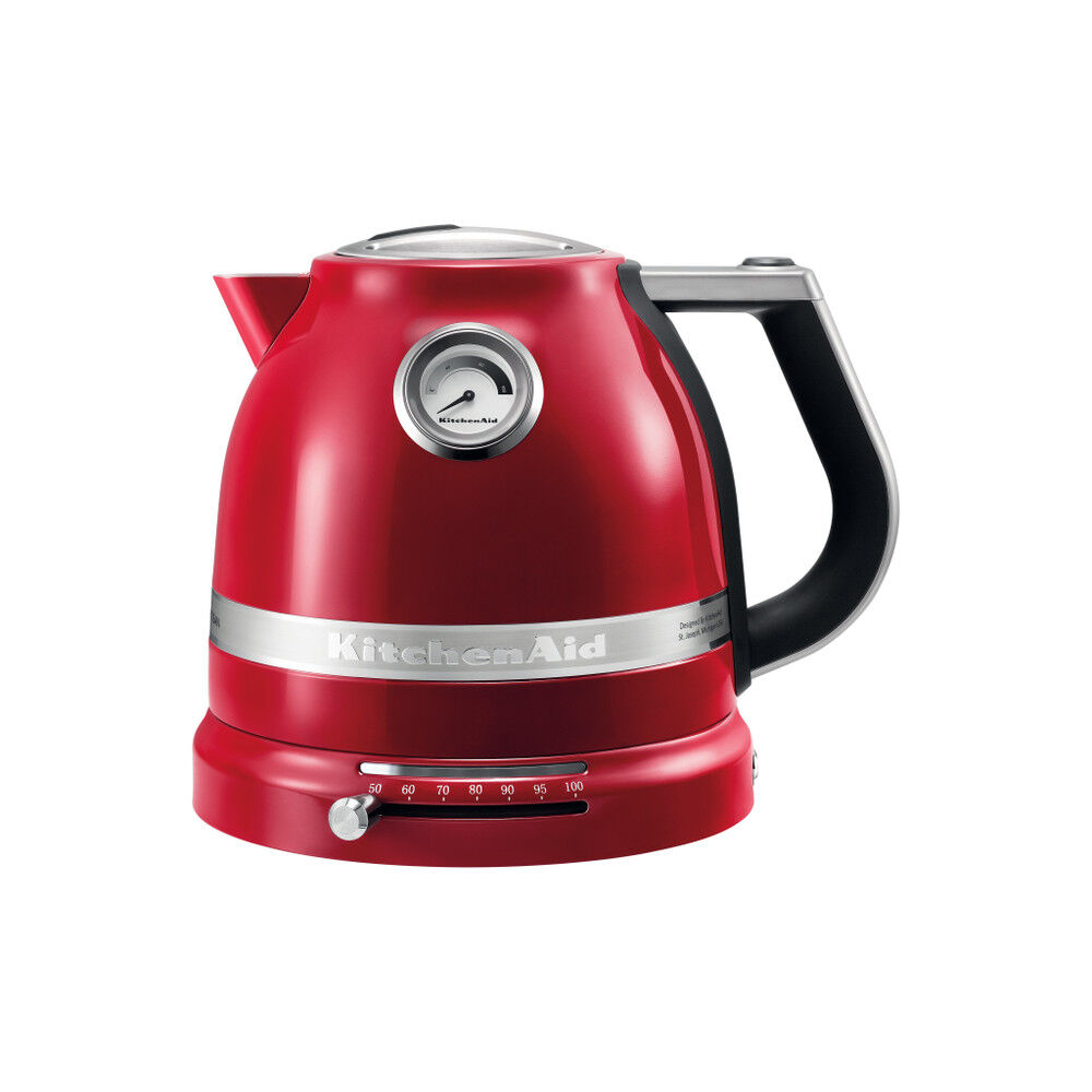 KitchenAid 5KEK1522EER, 1,5 l, 2400 W, Rot, Edelstahl, Aluminium, Regelbare Temperatur, Drahtlos