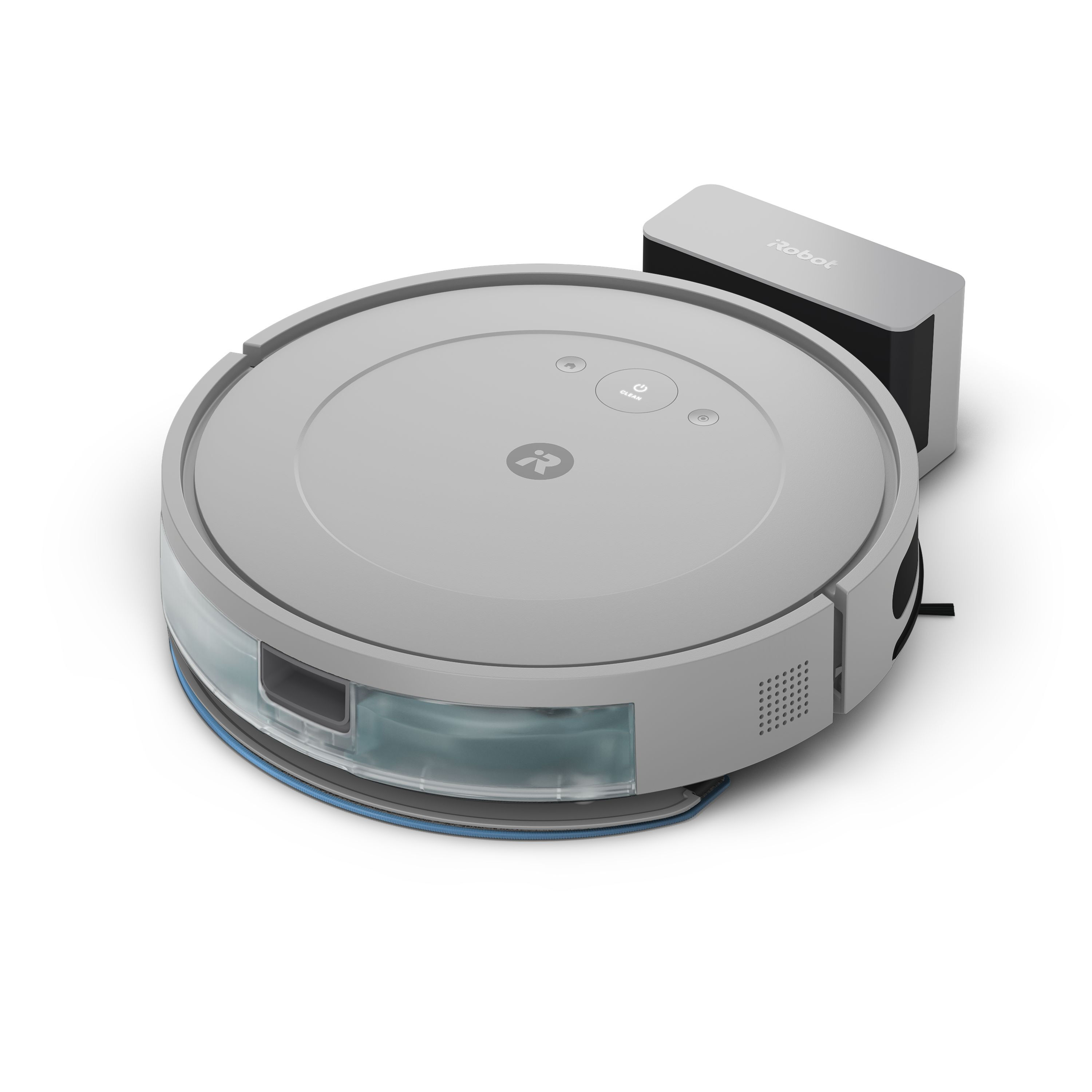 iRobot Roomba Combo Essential, Beutellos, Grau, Rund, Lithium-Ion (Li-Ion), 2600 mAh, 120 min