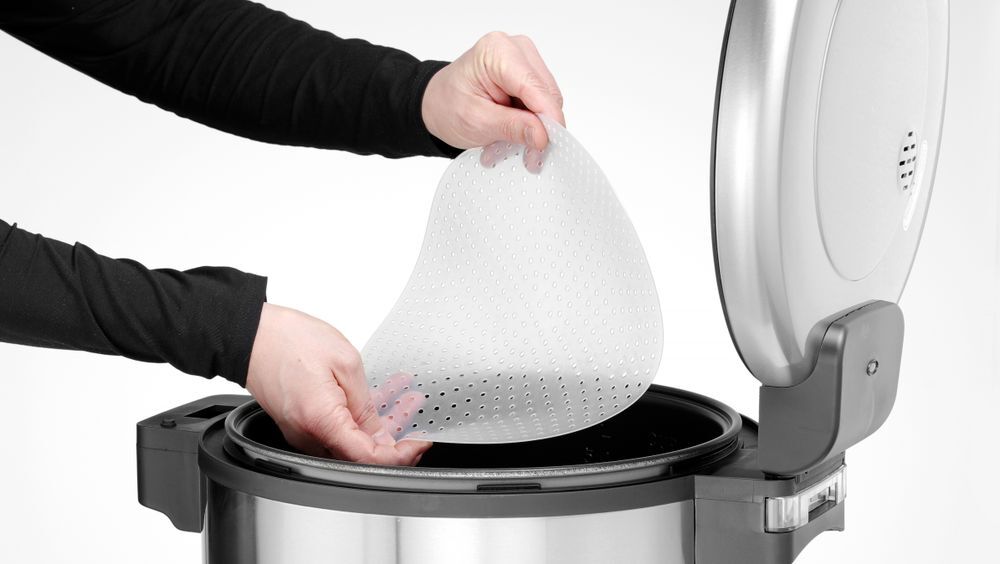 HENDI Antihaftmatte für Reiskocher, Runde Silikonmatte