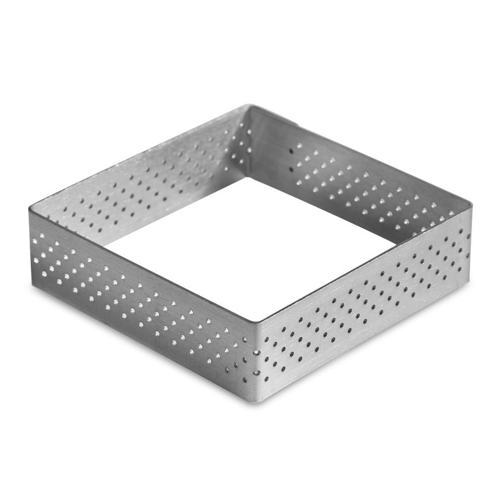 Städter Eckig 8 x 8 cm / H 2 cm perforiert