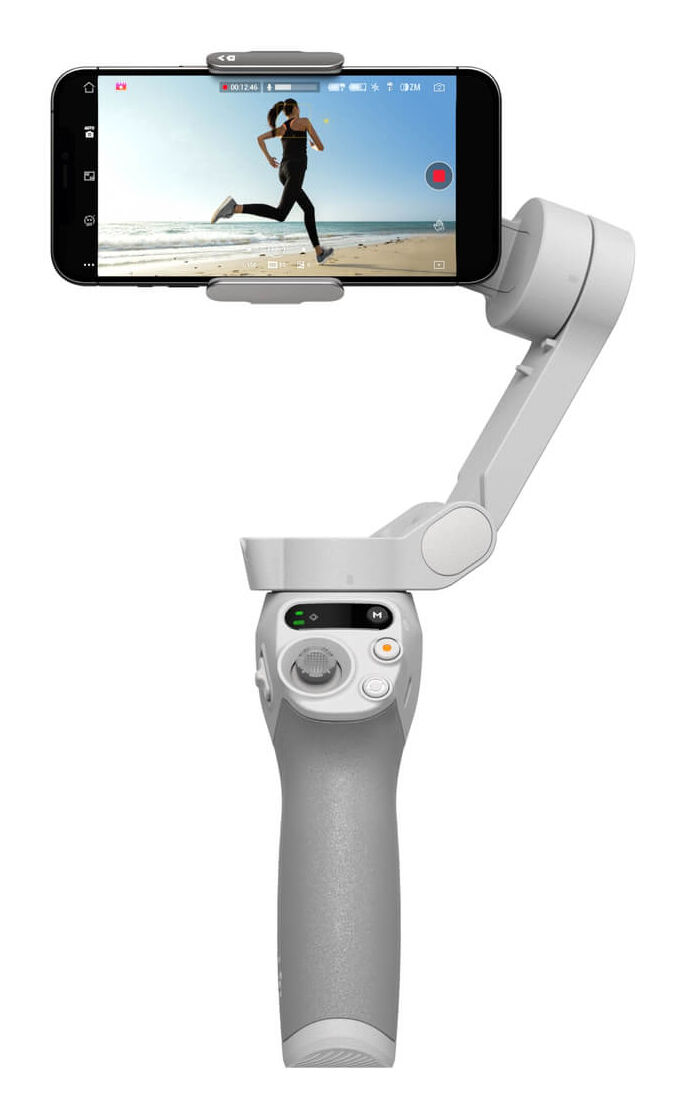 DJI Osmo Mobile SE, Smartphonekamerastabilisator, Grau, Weiß, -106,54 - 235,5°, -161,2 - 171,95°, 0,29 kg, 6,7 cm