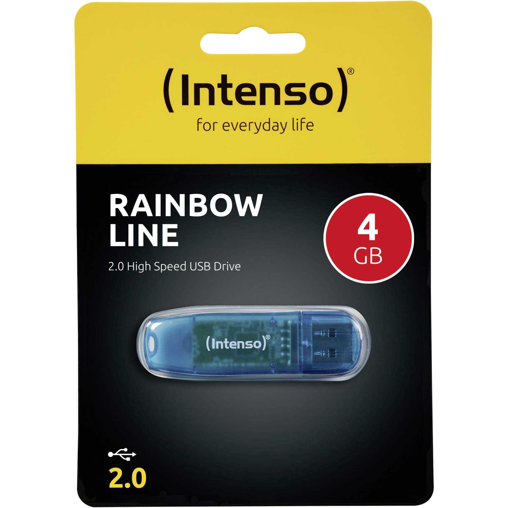 Intenso Rainbow Line - USB-Flash-Laufwerk - 4 GB - USB 2.0