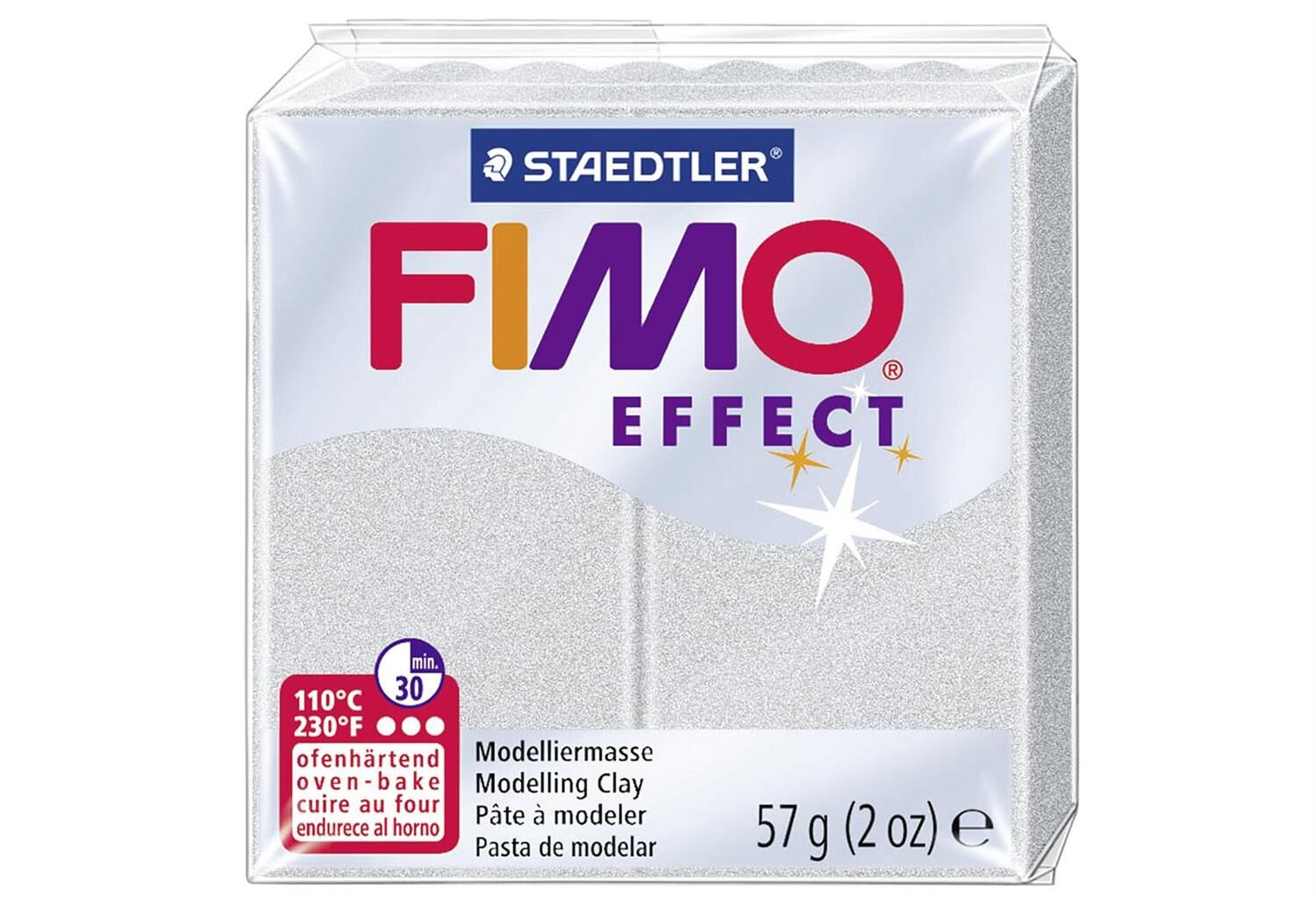 STAEDTLER Modelliermasse Fimo effect silber metall
