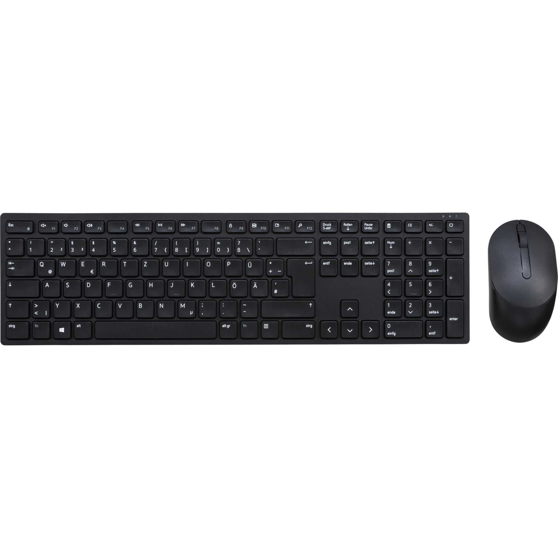 Dell Pro KM5221W - Tastatur-und-Maus-Set - kabellos - 2.4 GHz - QWERTZ - Deutsch