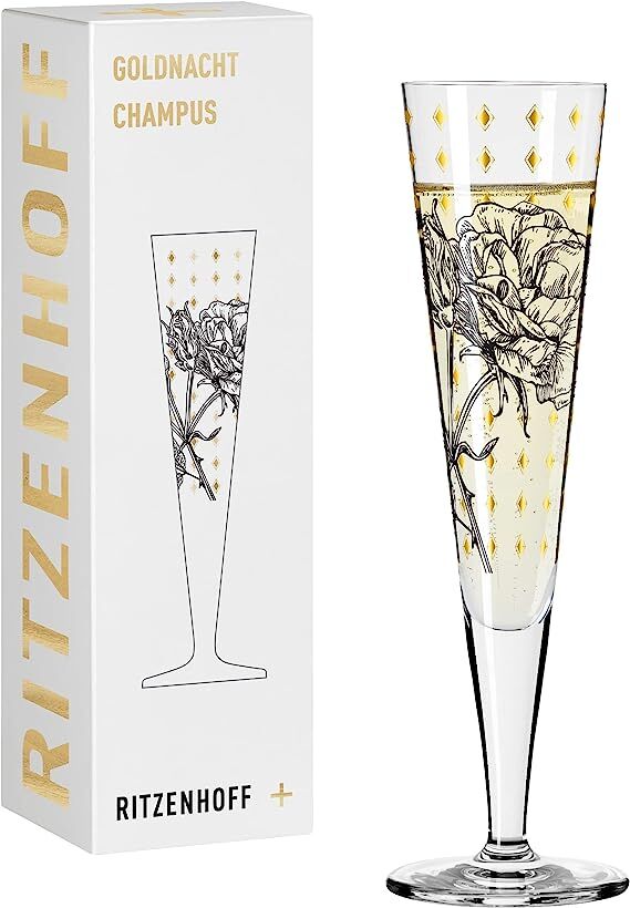 Ritzenhoff Champagnerglas 200 ml Serie Goldnacht Nr. 30