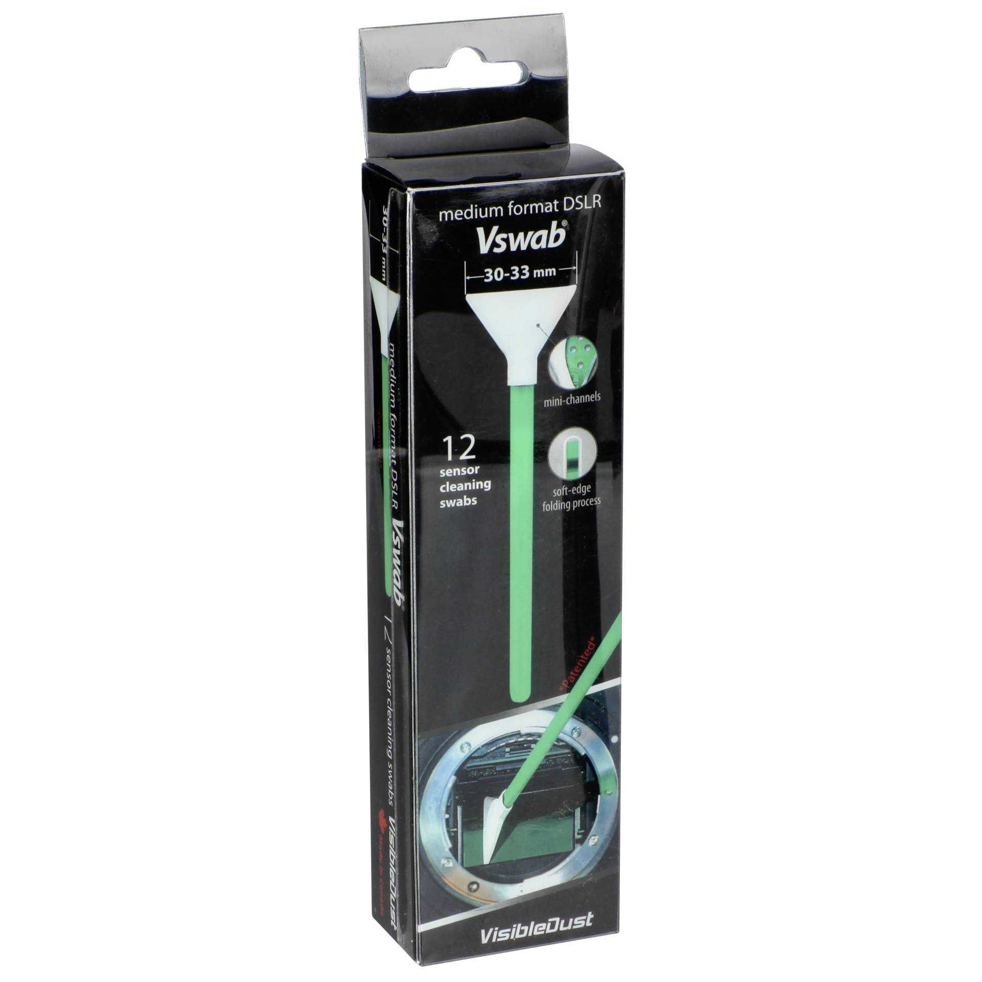 VisibleDust Ultra MXD-100 VSwab medium format - Reinigungstuch (Packung mit 12)