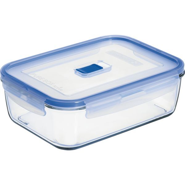 LUMINARC Pure Box Vorratsdose rechteckig, mit Deckel, Inhalt: 1,22 Liter