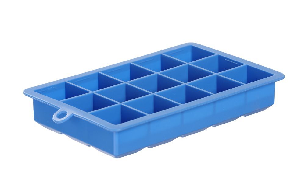 BarUp Eiswürfelform, kleine Würfel, Blau, 190x120x(H)35mm
