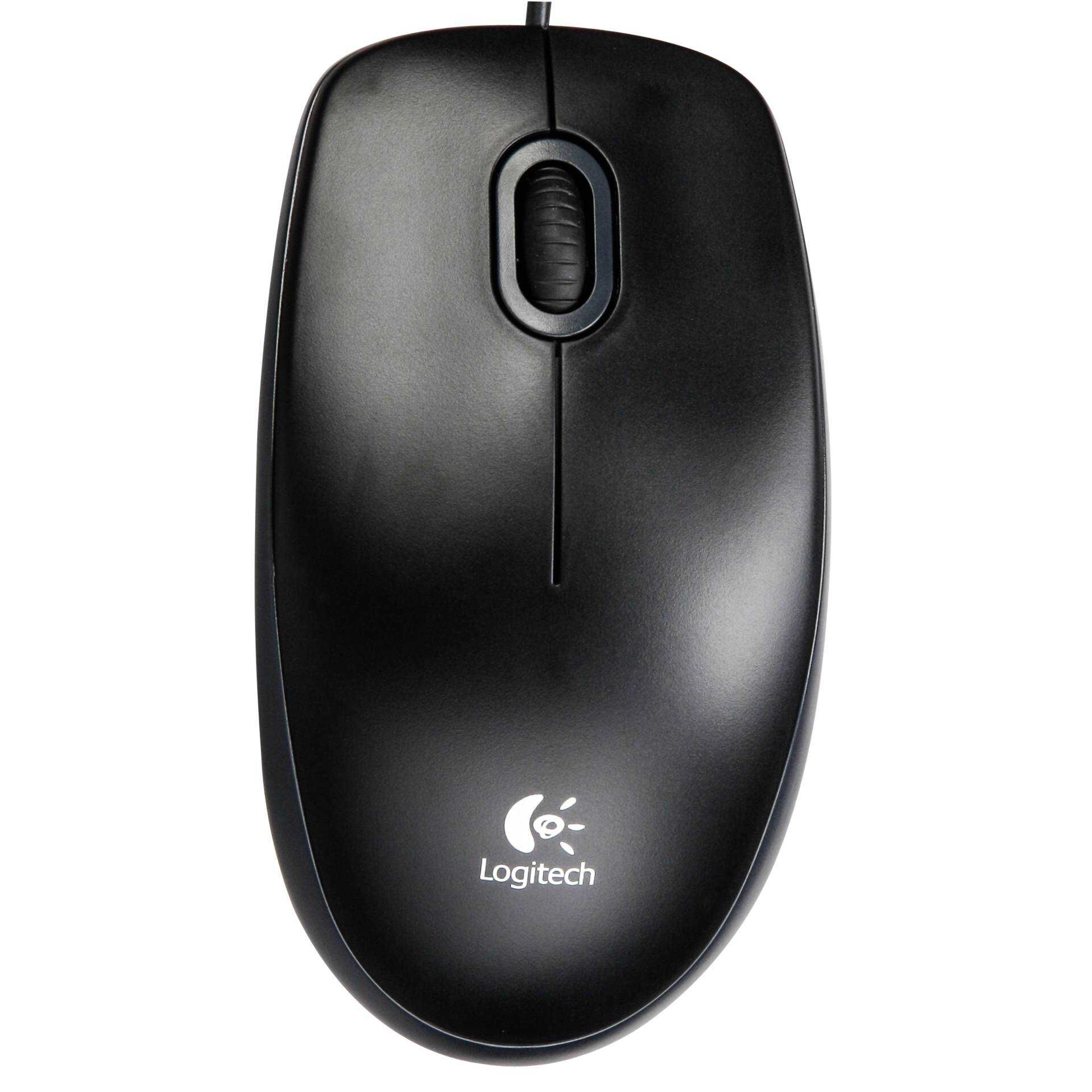 Logitech B100 - Maus - rechts- und linkshändig - optisch - 3 Tasten - kabelgebunden