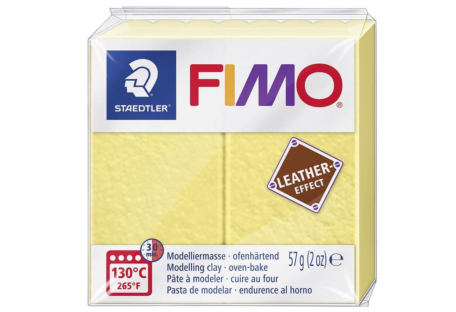 STAEDTLER Modelliermasse Fimo Leder effect safran