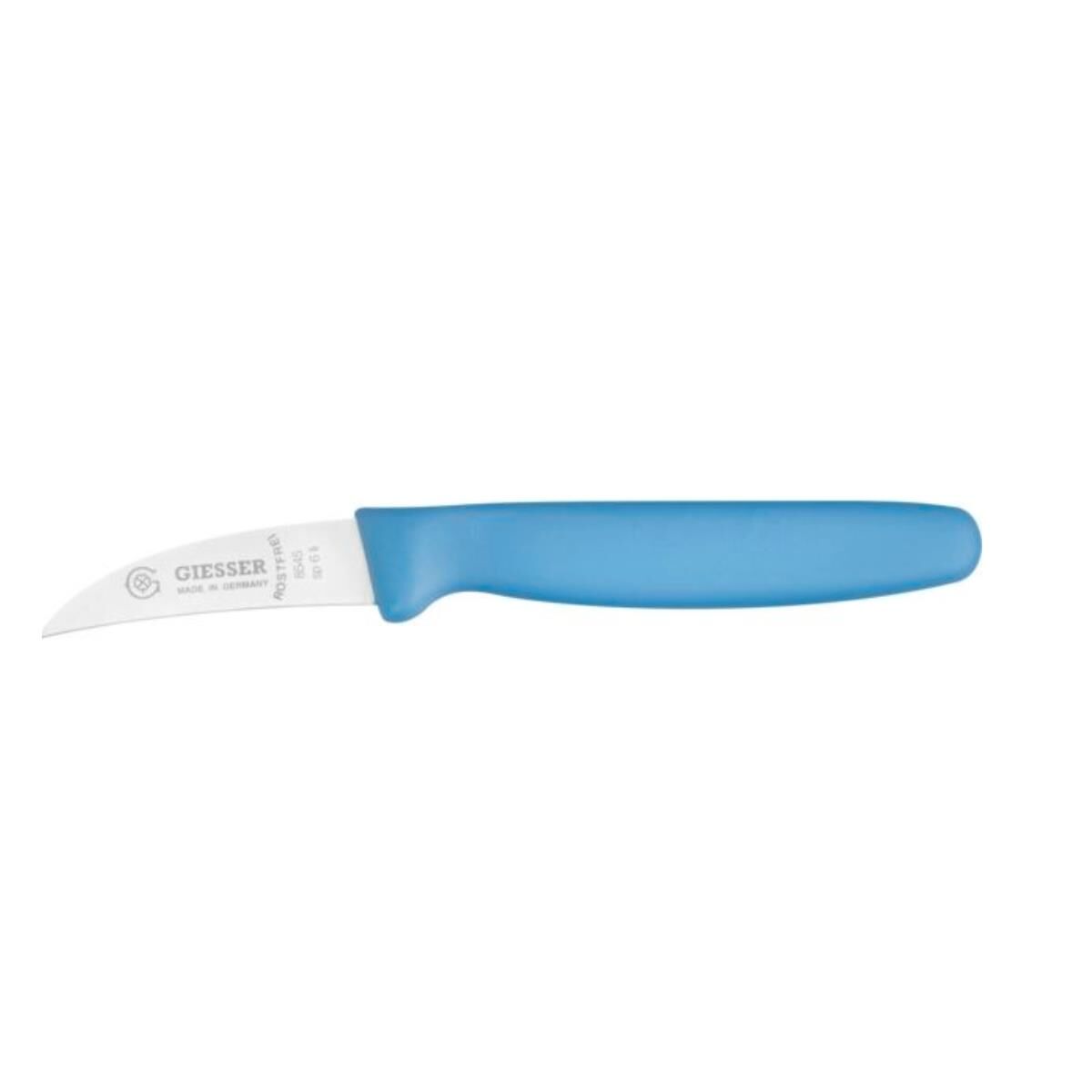 GIESSER Tourniermesser glatt, 60 mm, azurblau