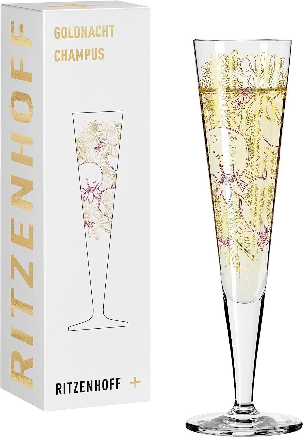 Ritzenhoff Champagnerglas 200 ml Serie Goldnacht Nr.31