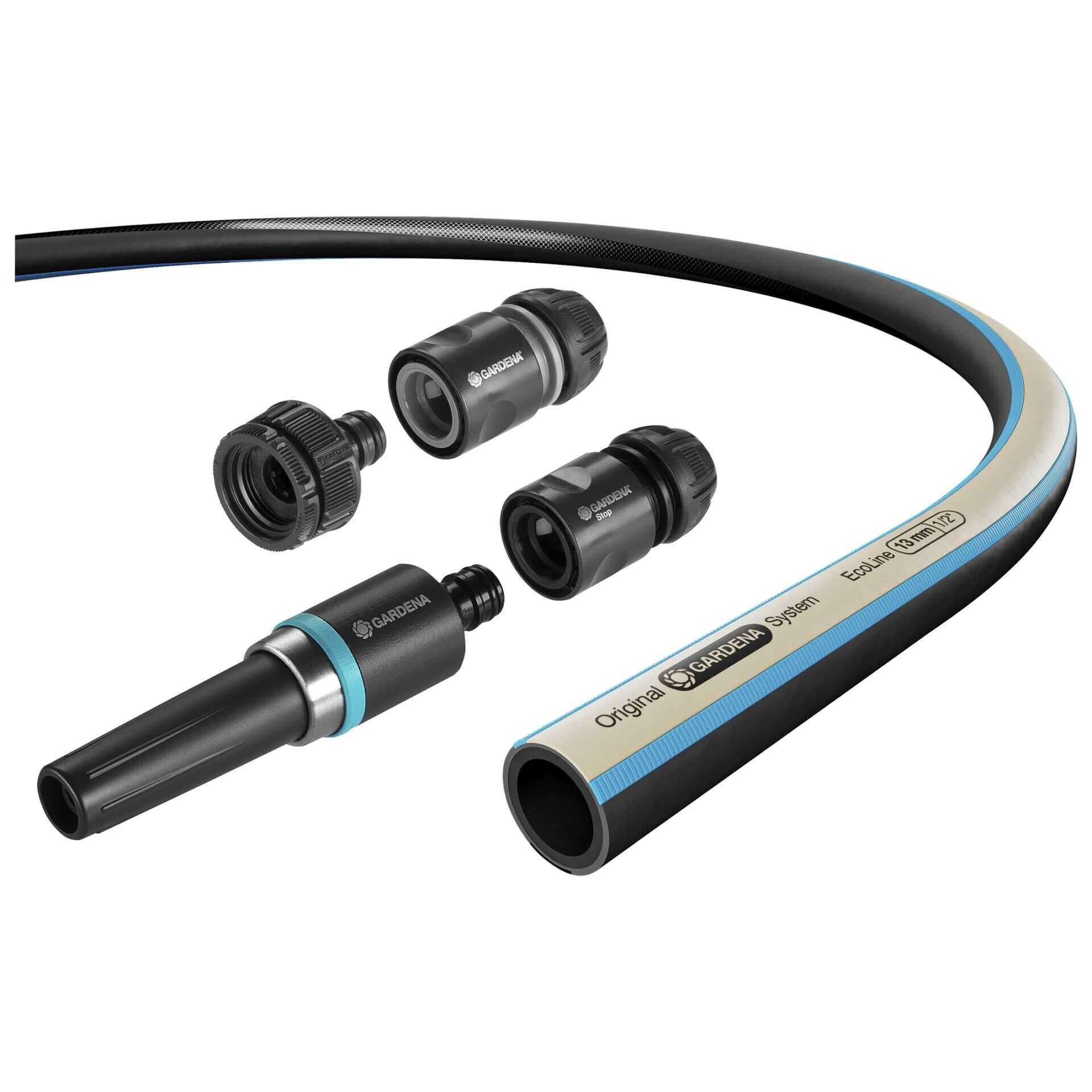 Gardena EcoLine Schlauch 13 mm 1/2  20m mit Systemteilen