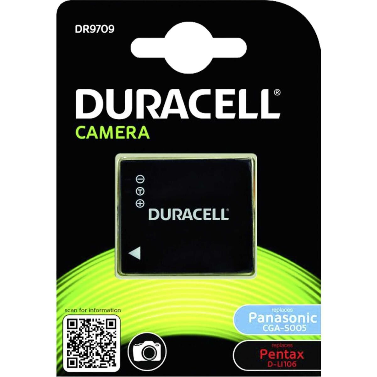 Duracell - Batterie - Li-Ion - 1 Ah - Schwarz - für Panasonic Lumix DMC-FX01, FX07, FX10, FX100, FX12, FX3EB-K, FX50, FX8GK, FX9EG, LX2EB-K