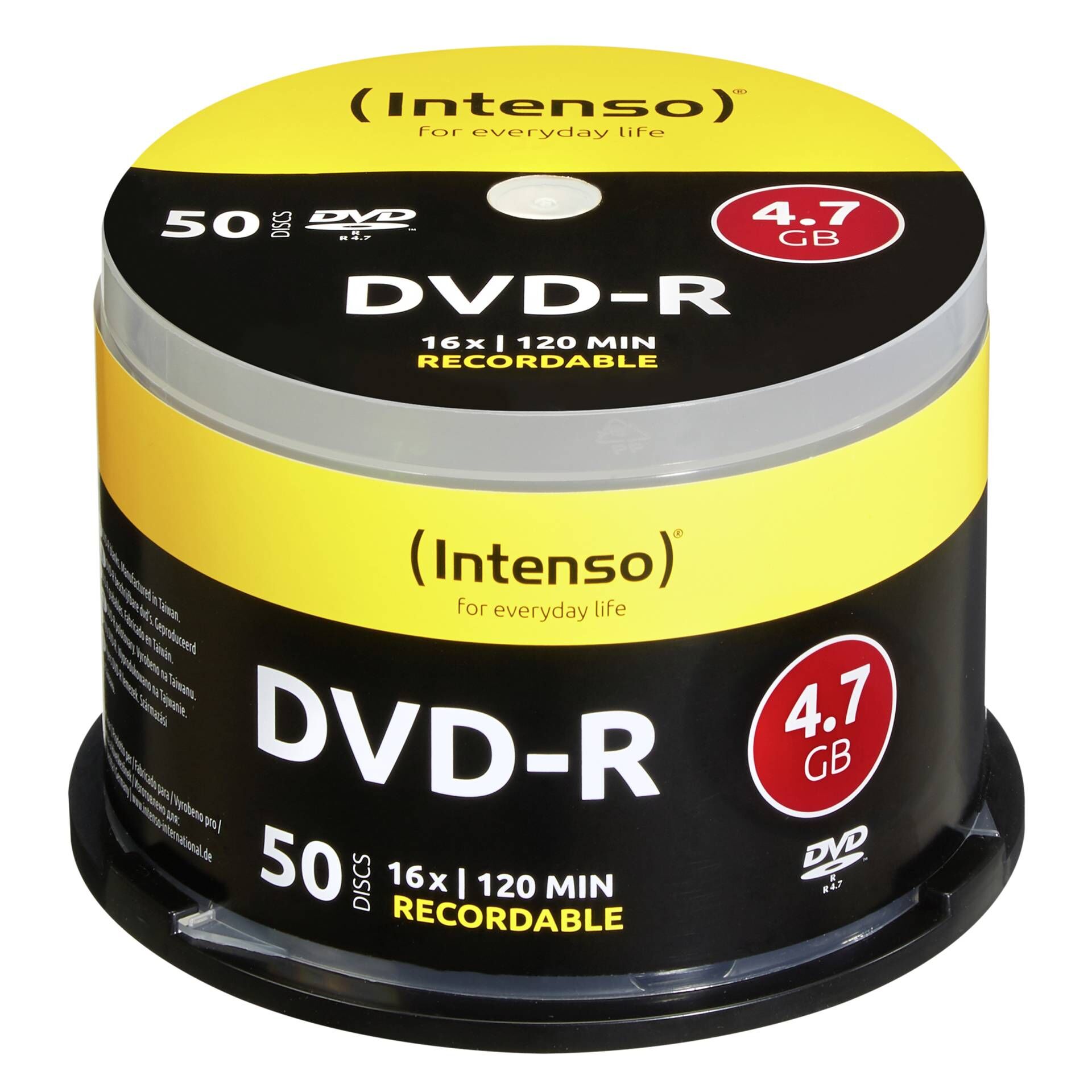 Intenso - 50 x DVD-R (G) - 4.7 GB (120 Min.) 16x - Spindel