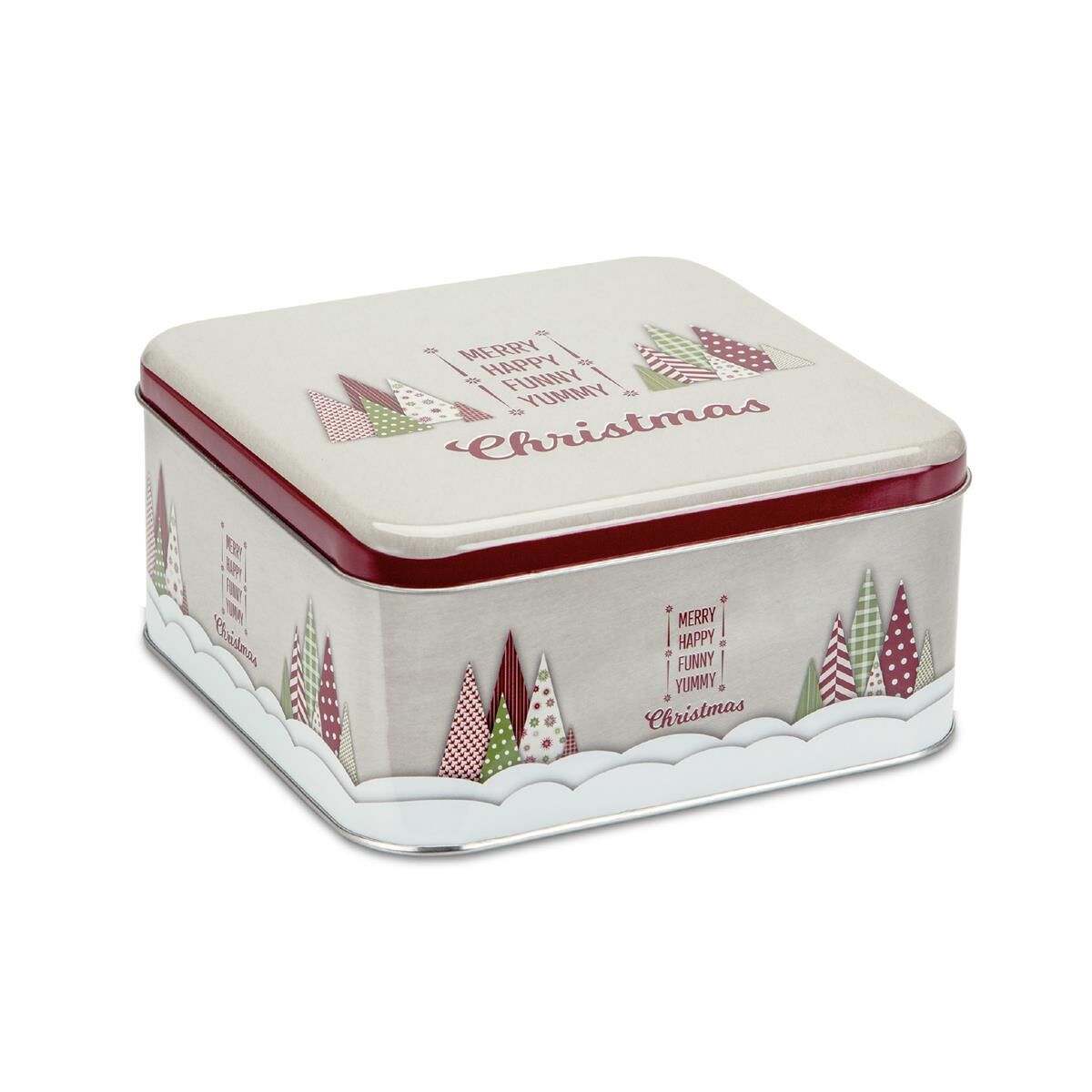 Städter Gebäckdose Yummy Christmas Rund Weißblech