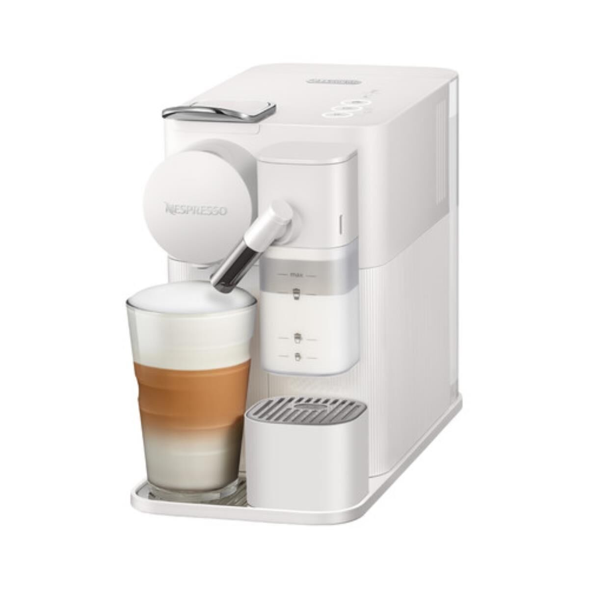 De'Longhi Kaffeemaschine mit Cappuccinatore Nespresso Lattissima One EN510.W 19 bar  weiß