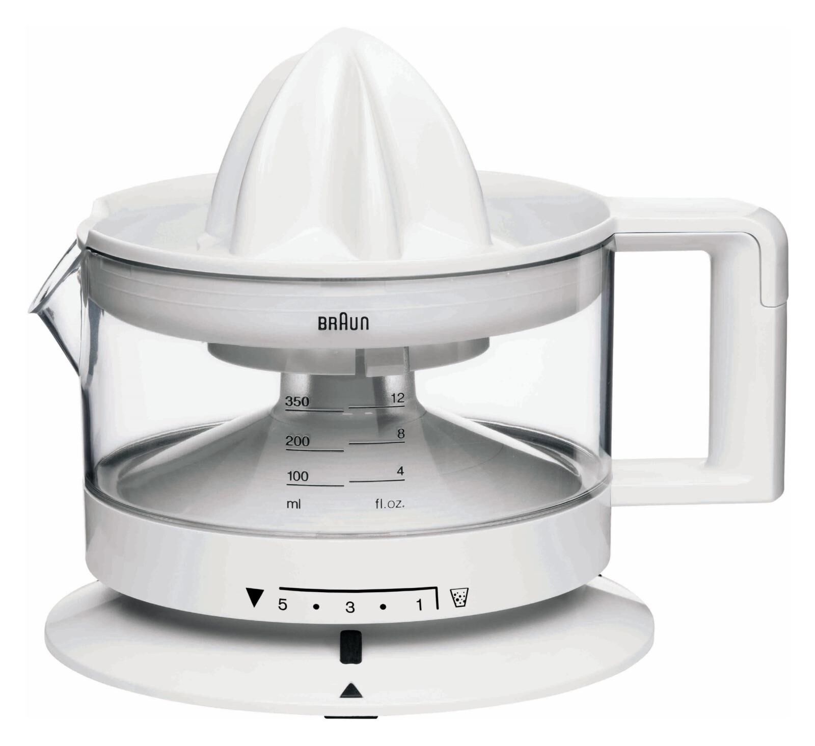 BRAUN Zitruspresse Saftbehälter 350 ml 20 W weiß CJ 3000