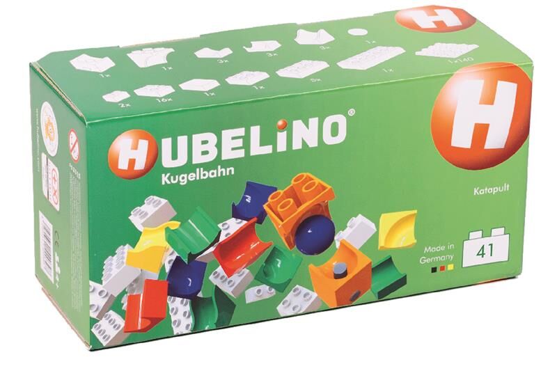 Hubelino Kugelbahn Katapult 41-Tlg.