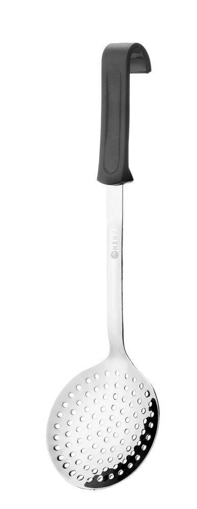 HENDI Schaumlöffel, rund, Schwarz, 370x105mm