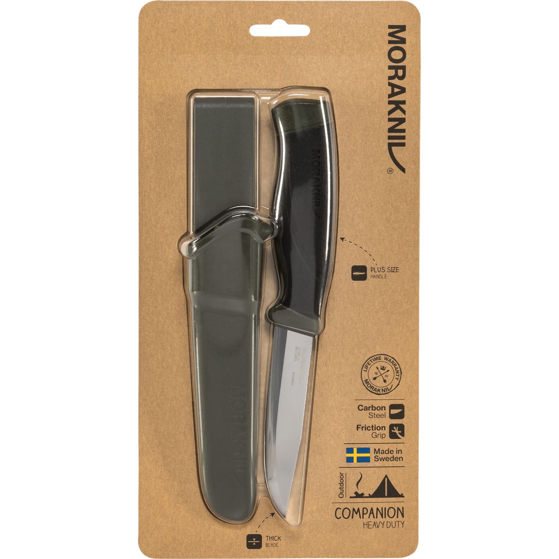 Morakniv Messer Companion Heavy Duty Militärgrün