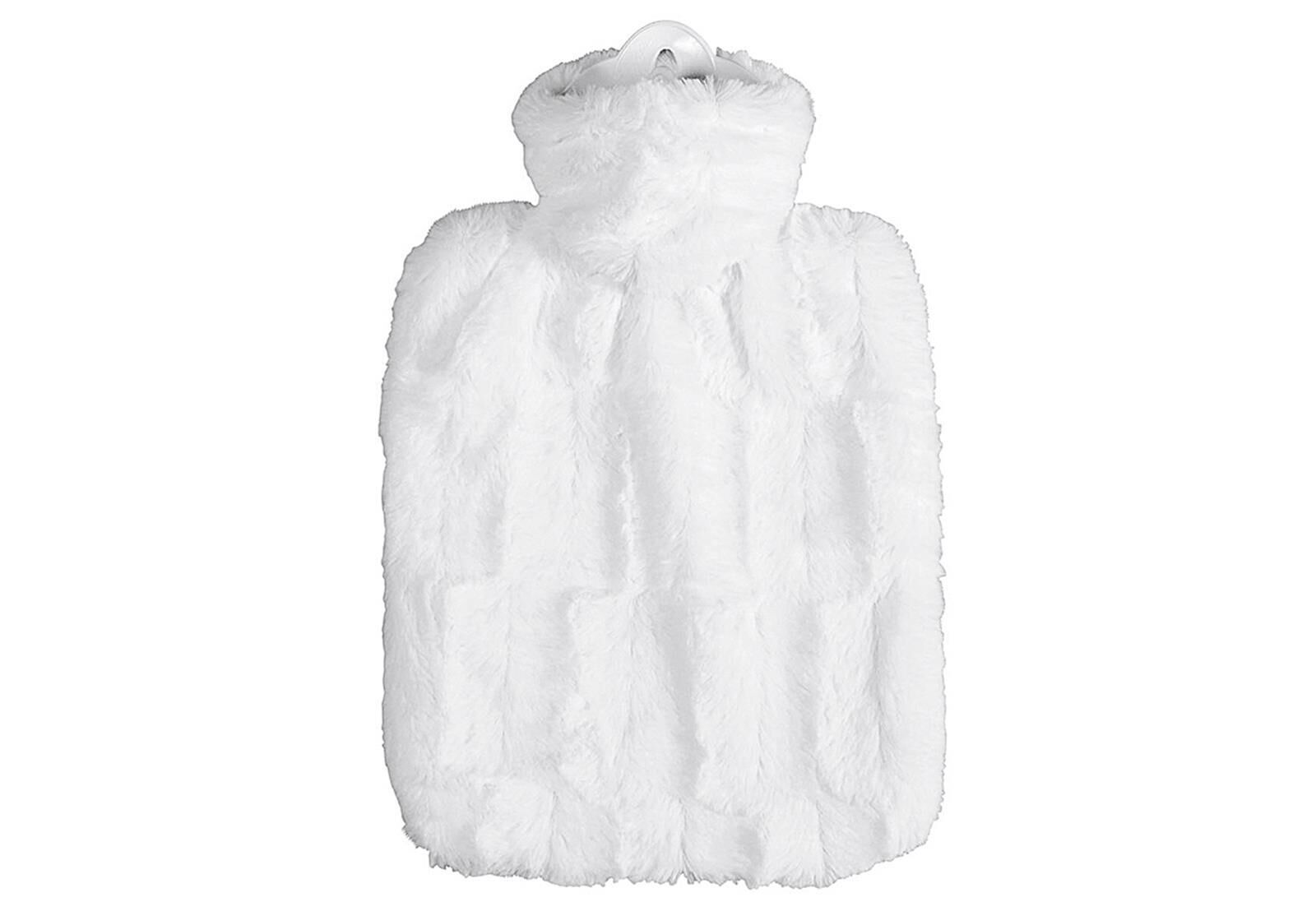 HUGO FROSCH Wärmflasche Klassik Microfaserbezug 1,8 Liter  creme