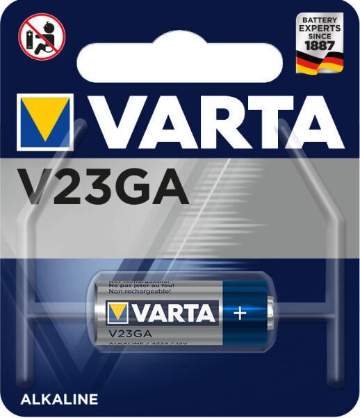 Varta V23GA Blister / Knopfzelle 12V