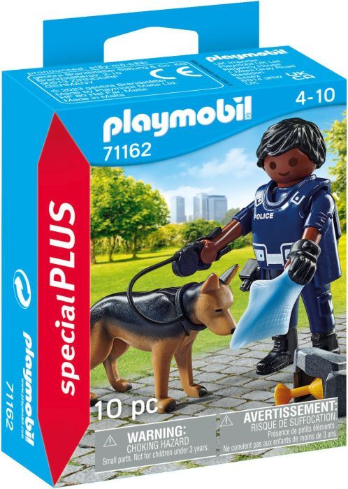 Playmobil PLAYMOBIL 71162 Polizist mit Spürhund 71162