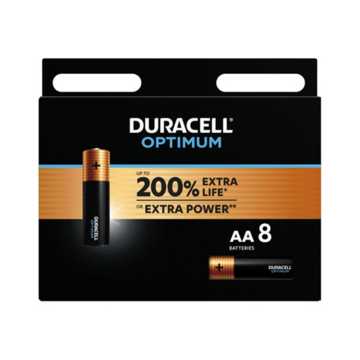 DURACELL Batterie Optimum AA MN1500/LR6 8er Blister