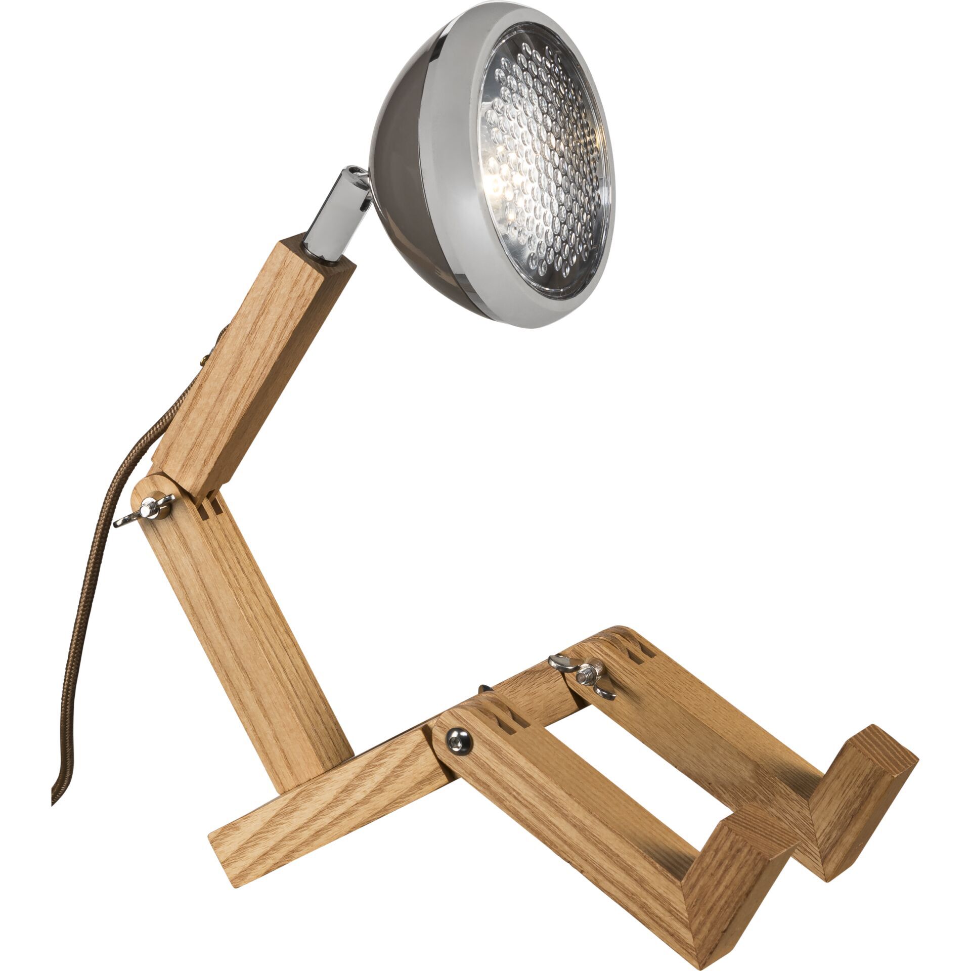 Piffany Mr. Wattson - Mini Tischlampe, Lava grey