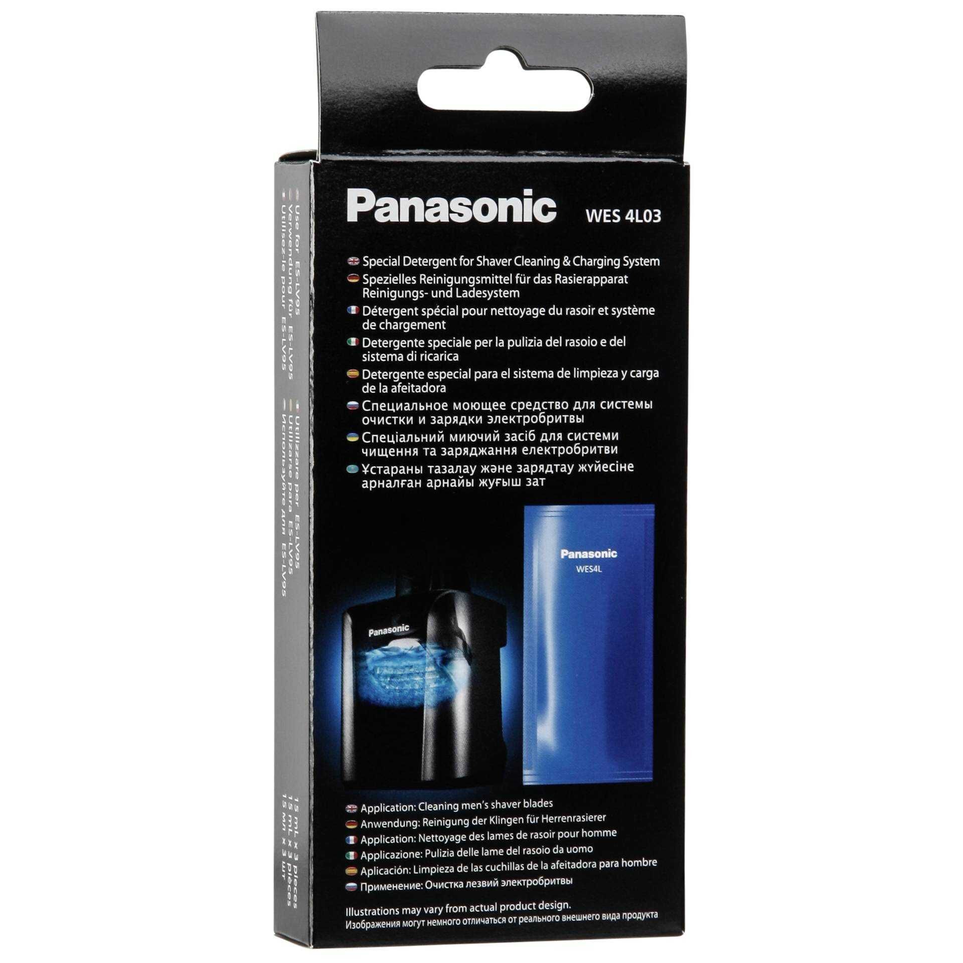 Panasonic WES4L03 - Reinigungslösung - für Rasierapparat (Packung mit 3)