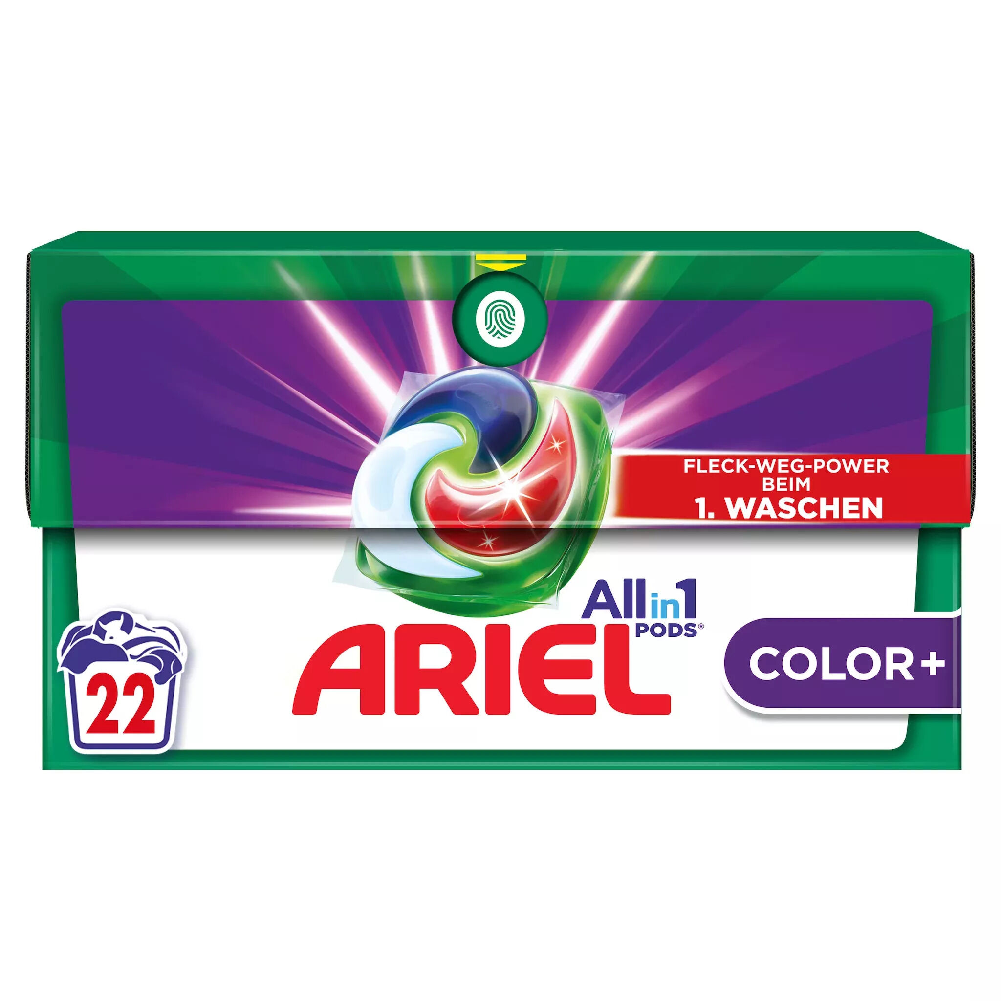 Ariel All-in-1 PODS Color+ Flüssigwaschmittel-Kapseln 22 Waschladungen