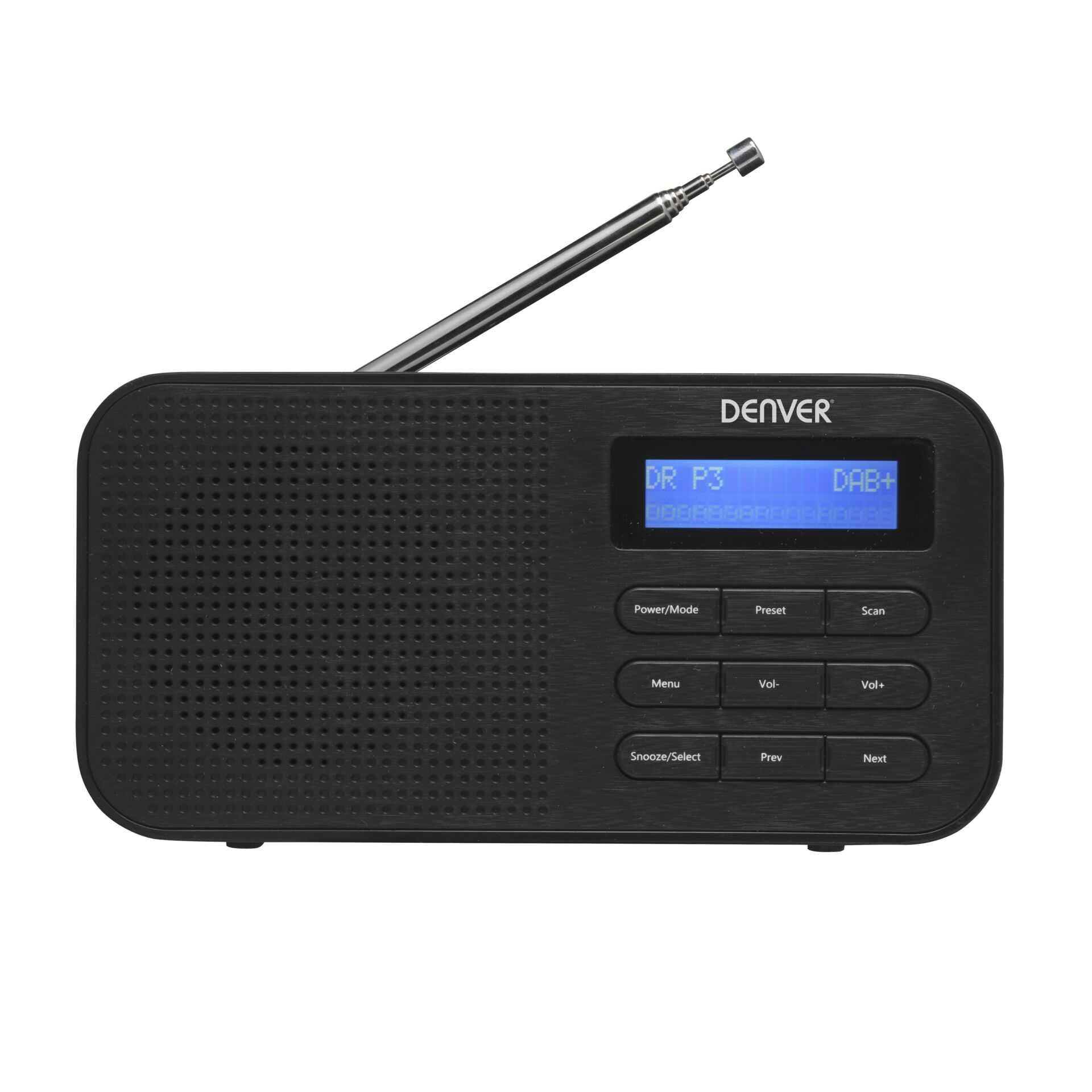 DENVER DAB-42 - Tragbares DAB-Radio - 1 Watt - Schwarz