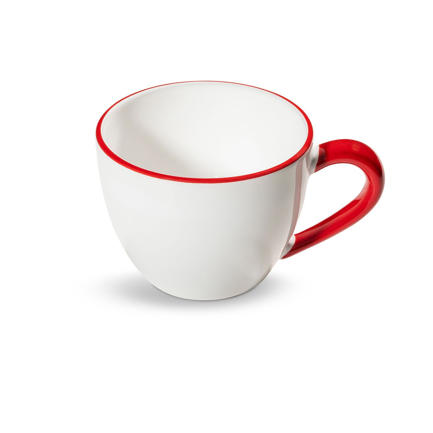 Gmundner Keramik Rubinroter Rand, Teetasse Maxima (0,4L)