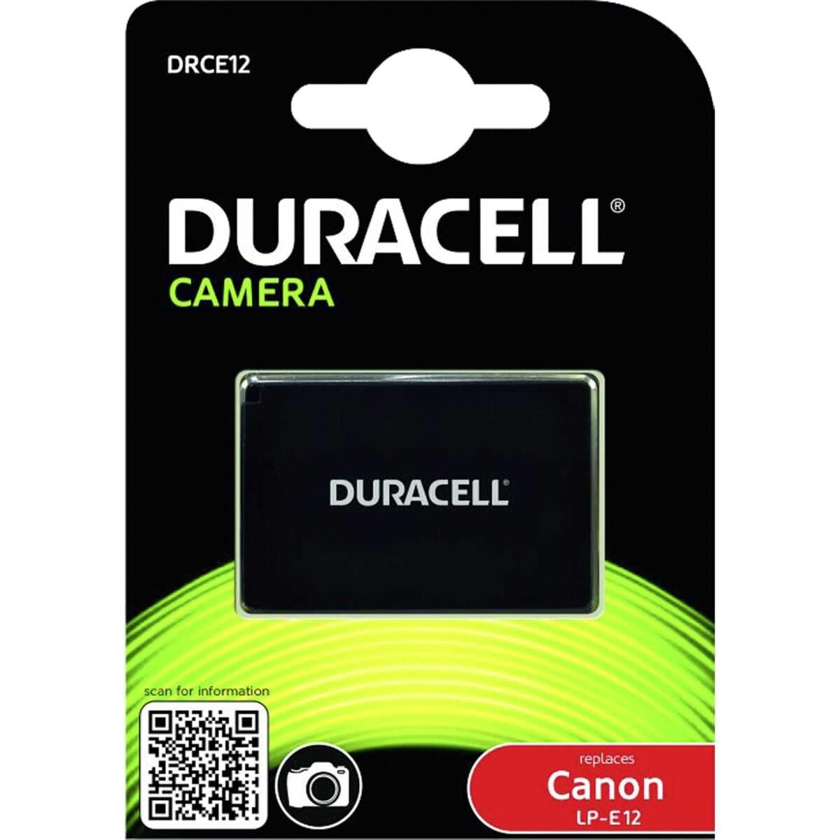 Duracell - Batterie - Li-Ion - 800 mAh - für Canon EOS 100D, Kiss M, Kiss M2, Kiss X7, M, M10, M100, M2, M50, Rebel SL1; PowerShot SX70