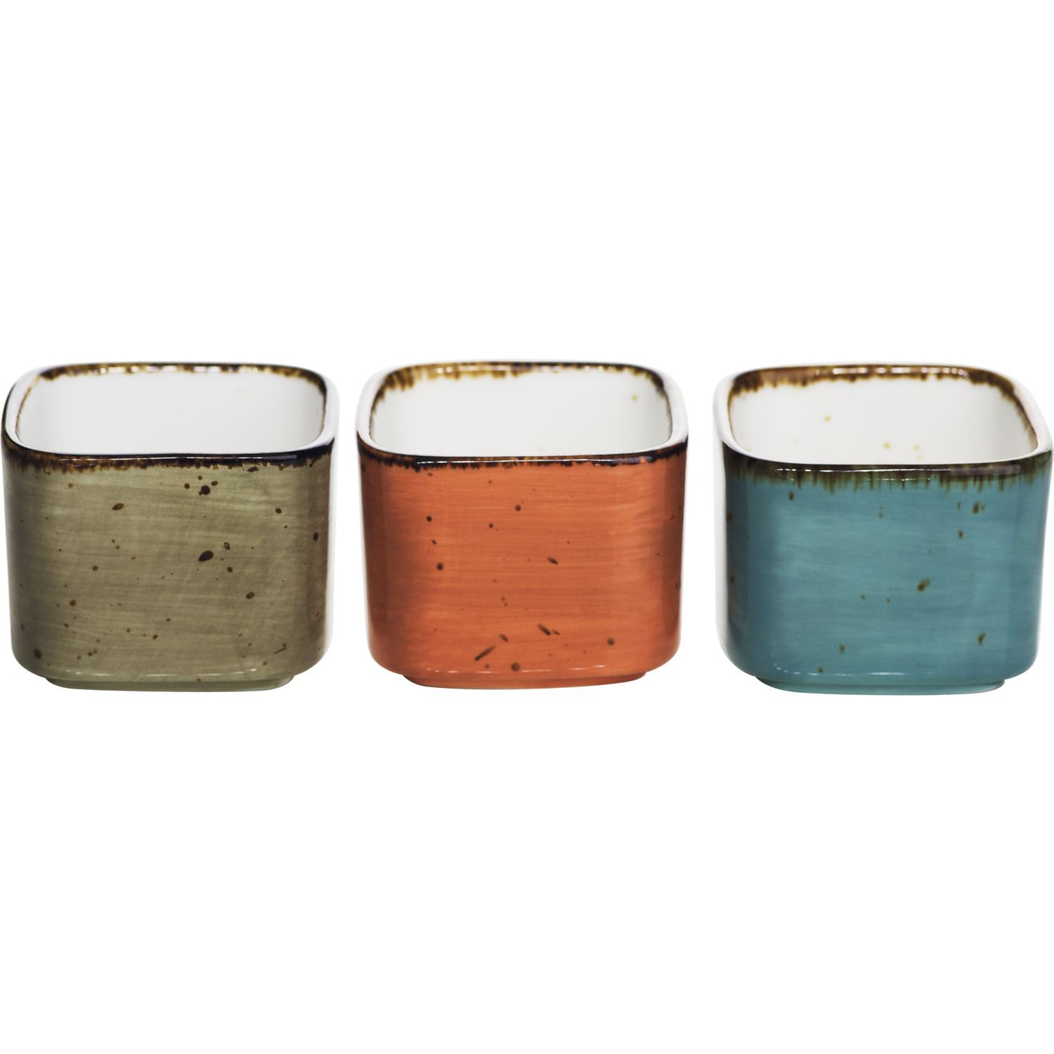 Brisbane Schüssel eckig, sortiert, Höhe: 47 mm, Länge: 58 mm, Breite: 58 mm