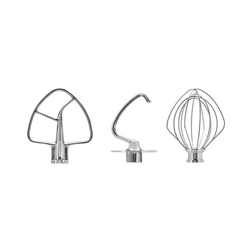 KitchenAid 5KSM5TH3PSS Edelstahlrührer 3er Set