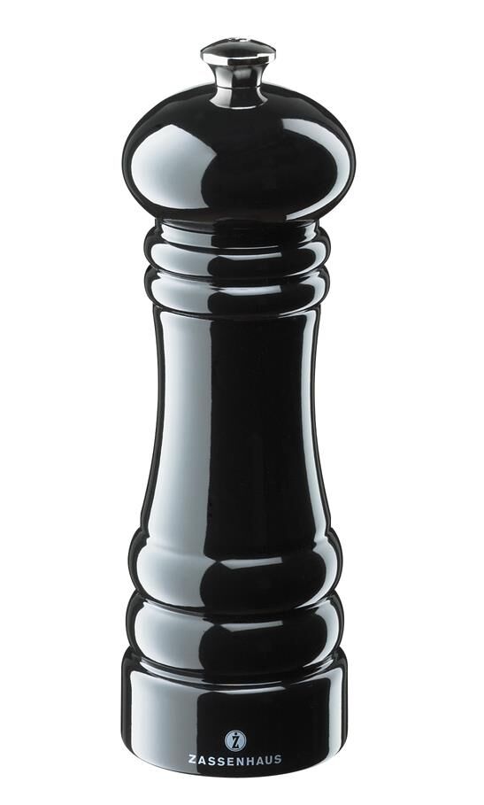 Zassenhaus Salzmühle Berlin 18 cm schwarz glänzend