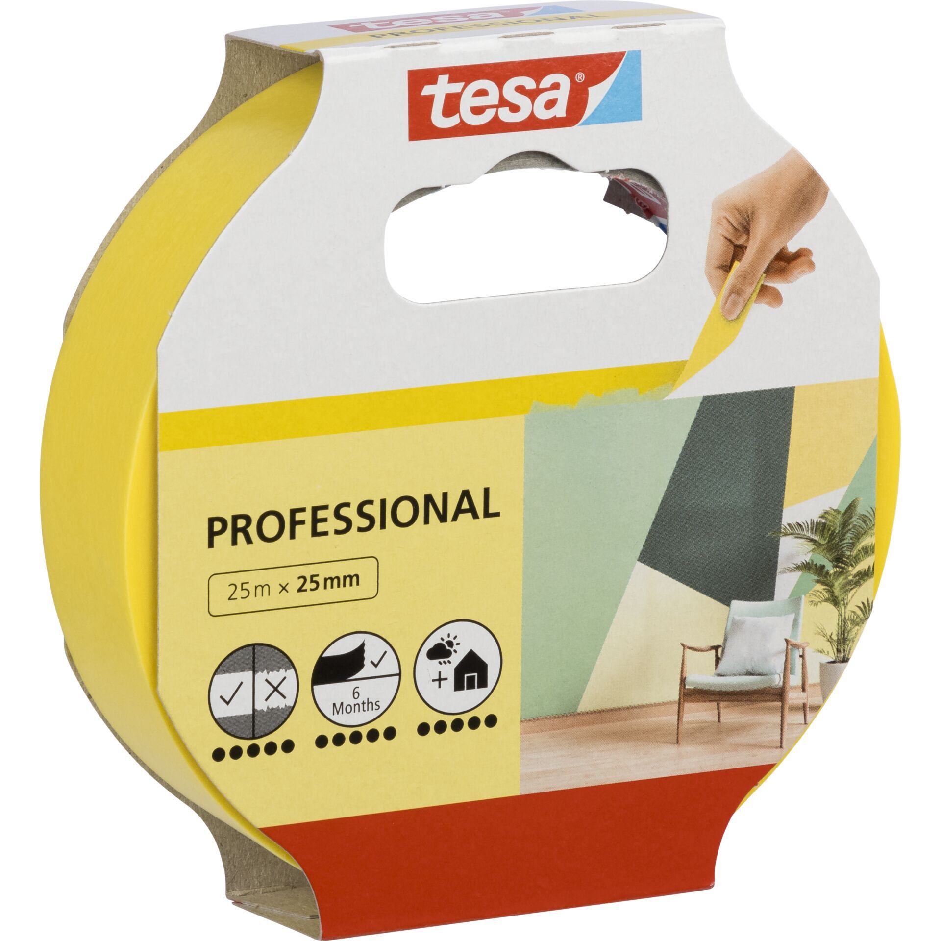 Tesa, Malerband Innen, 25mx25mm