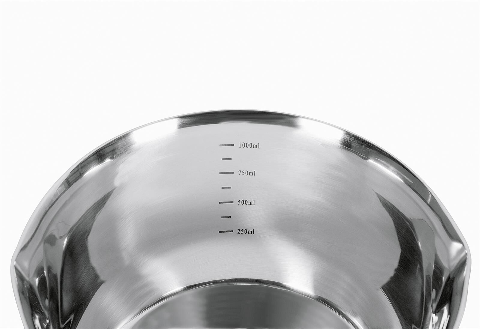 KÜCHENPROFI Stielkasserolle mit Ausguss, 18/10 NC, induktionsgeeignet, ø: 160 mm
