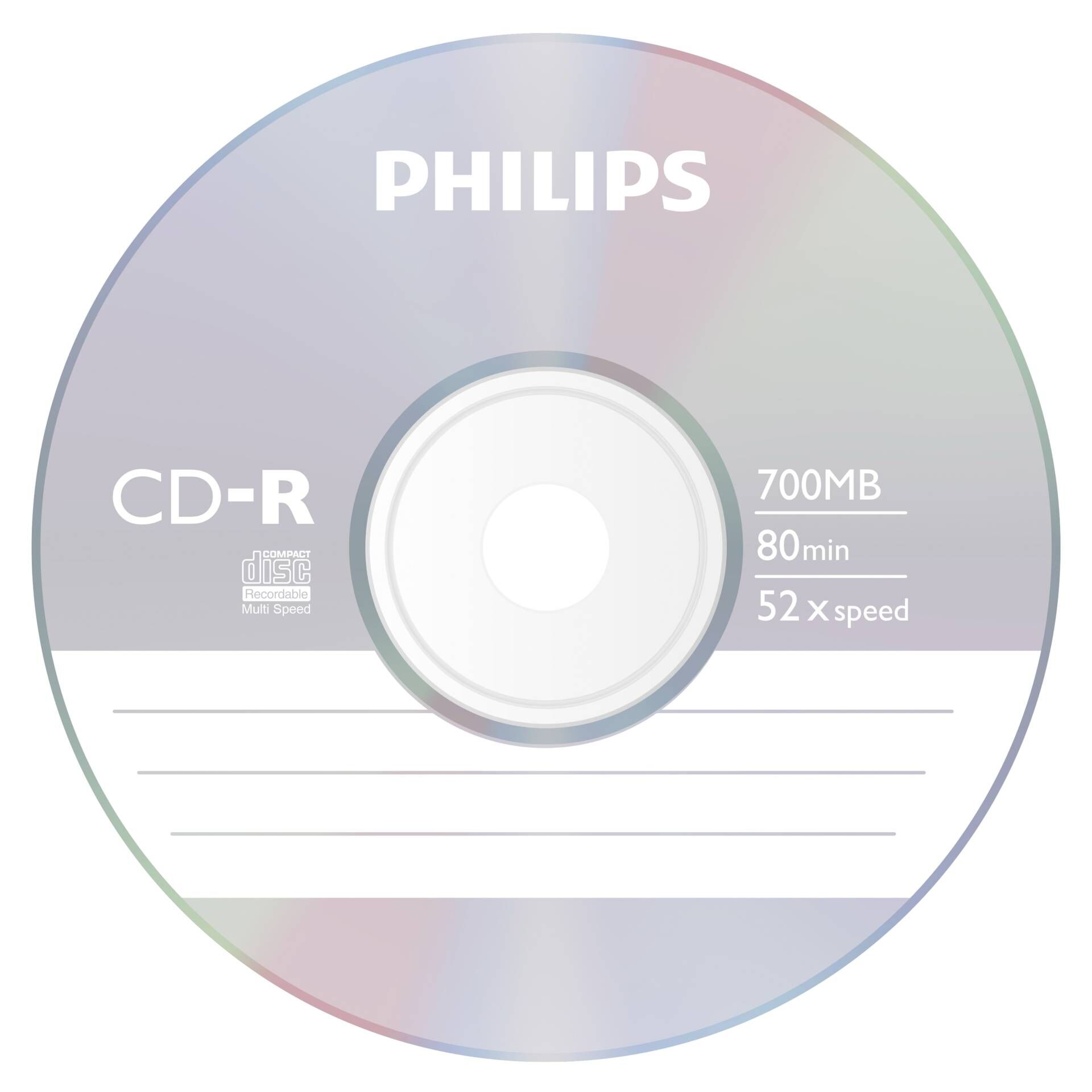 Philips - 10 x CD-R - 700 MB (80 Min) 52x - Slim Jewel Case