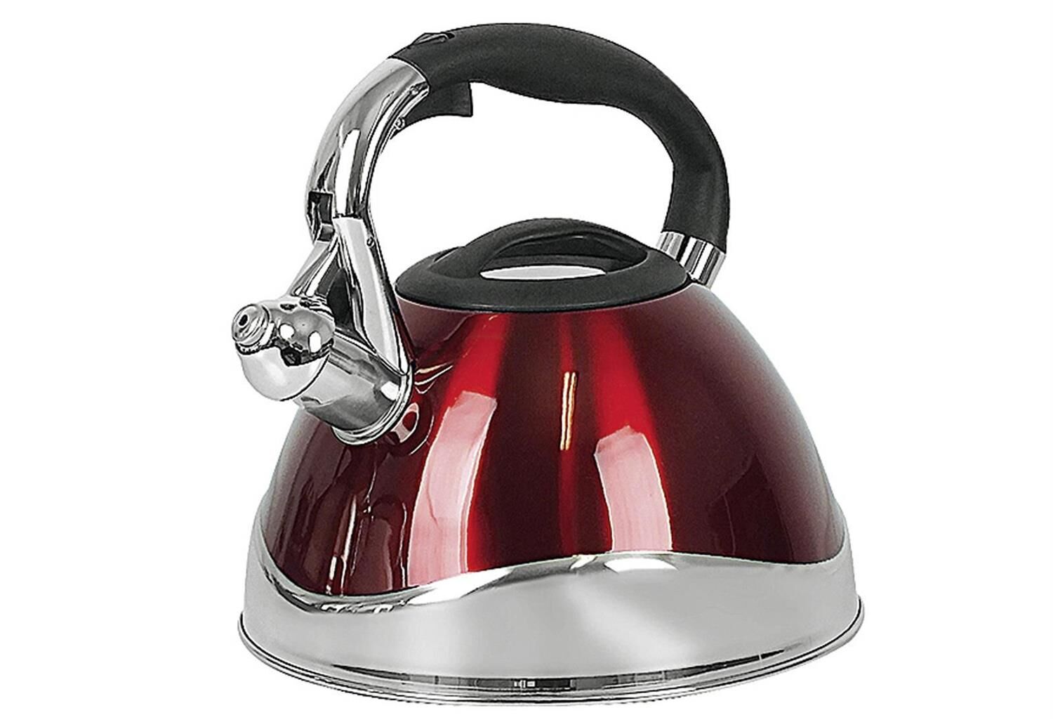 KELA Wasserkessel Varus 18/10 3 Liter Ø22 cm rot