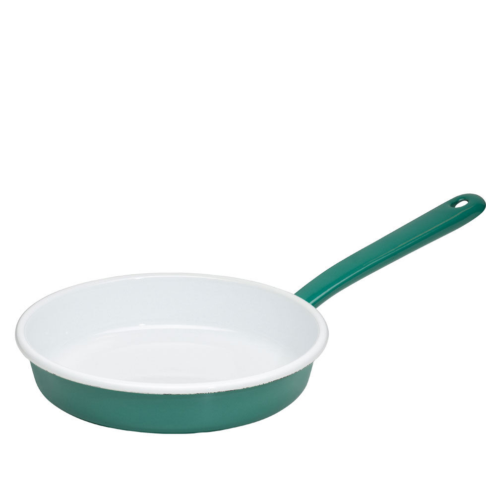 Riess Omelett/Palatschinkenpfanne dark Ø20cm Nature Green Emaille