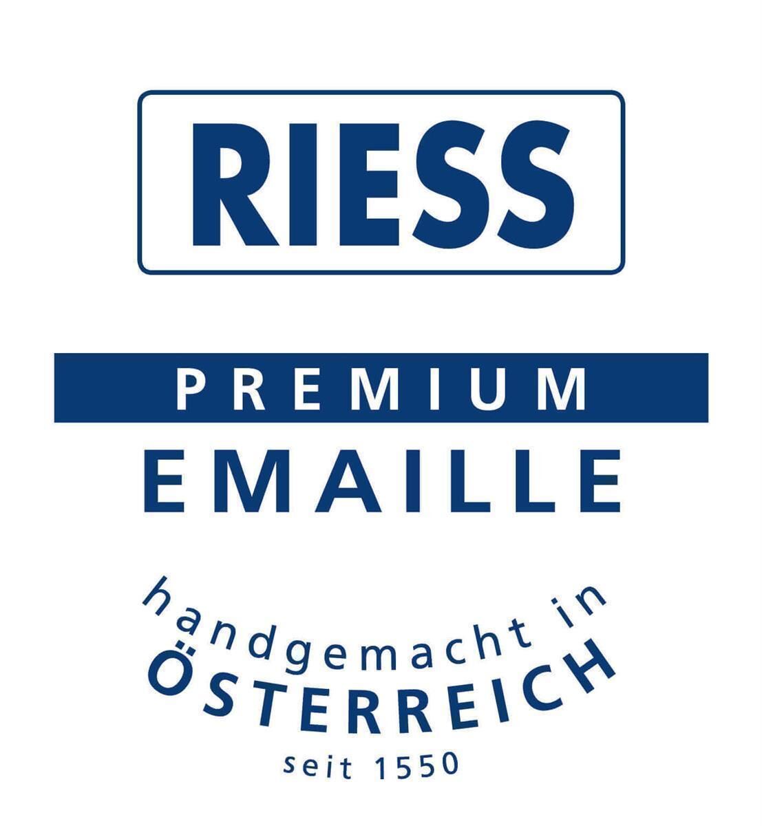 Riess, Topf mit Bördel 8 cm, Pure Grey, 3/8 Liter