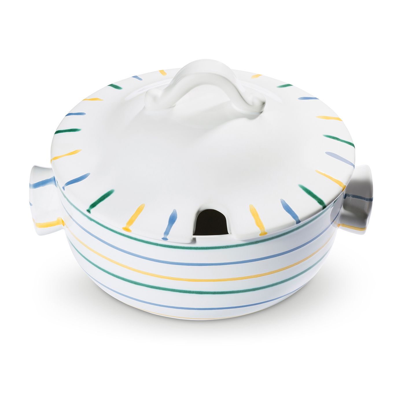 Gmundner Keramik Buntgeflammt, Suppentopf (2L)