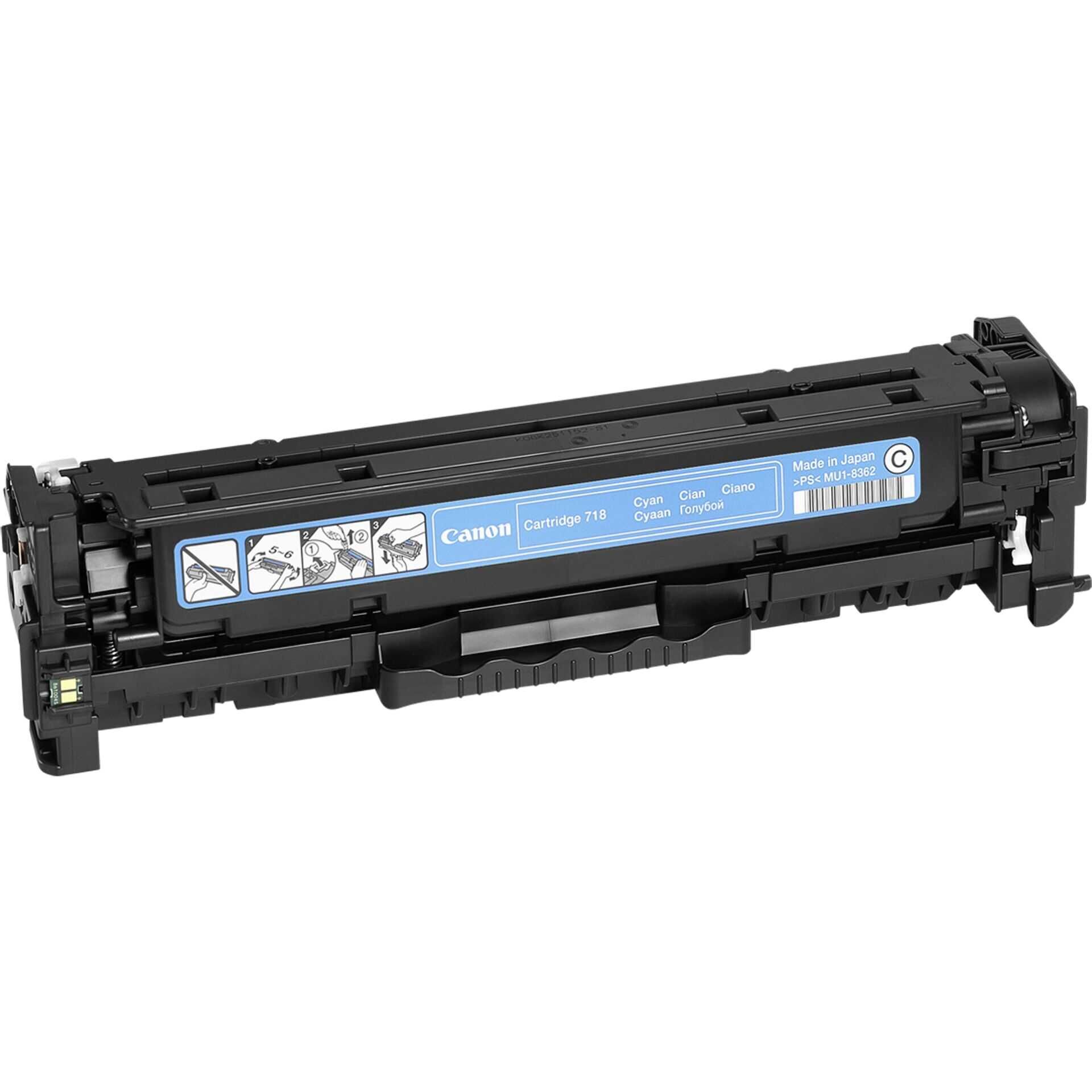 Canon 718 Cyan - Cyan - original - Tonerpatrone - für i-SENSYS LBP7210, LBP7680, MF728, MF729, MF8340, MF8360, MF8380, MF8540, MF8550, MF8580