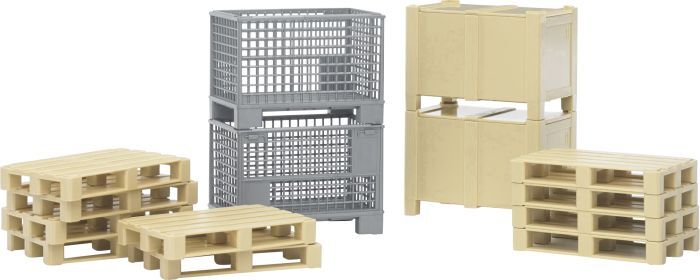 Bruder, Zubehör: Logistik-Set 02415, Profi, 16 Teile, 2415